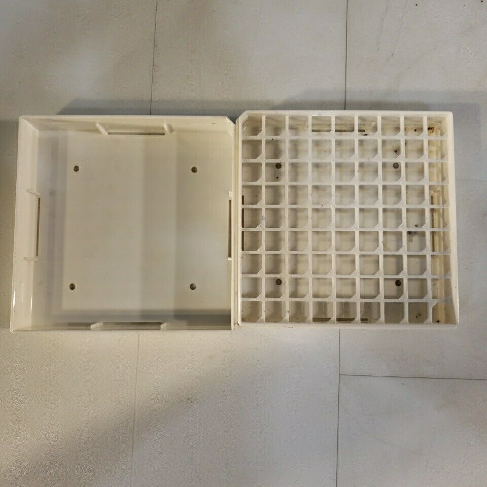 Nalgene 5026-0909 CryoBox 81-Place Cryogenic Vial Storage Box 1.2 & 2.0mL White