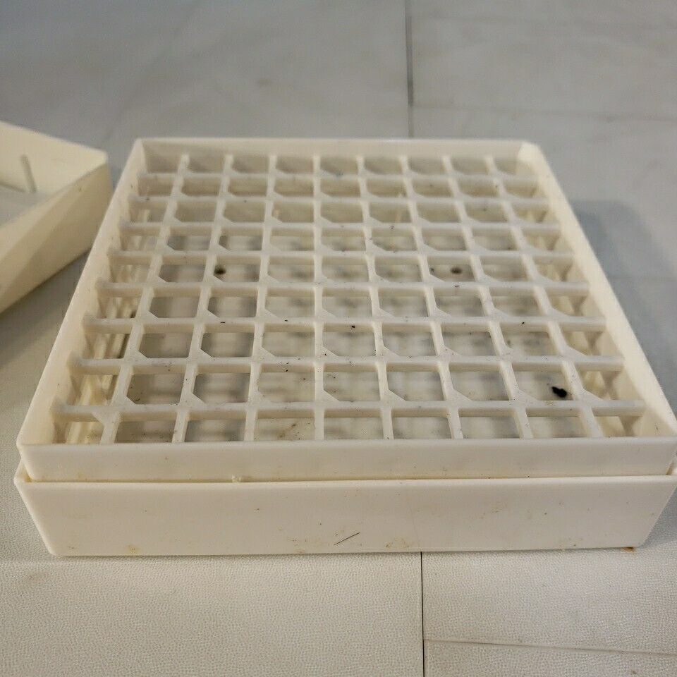 Nalgene 5026-0909 CryoBox 81-Place Cryogenic Vial Storage Box 1.2 & 2.0mL White