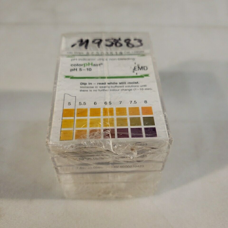 ColorPHast 1.09588 PH Strips Packs PH-indicator 5-10 PH 100/pack 6 Packs