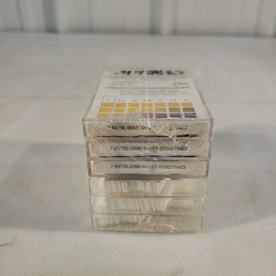 ColorPHast 1.09588 PH Strips Packs PH-indicator 5-10 PH 100/pack 6 Packs