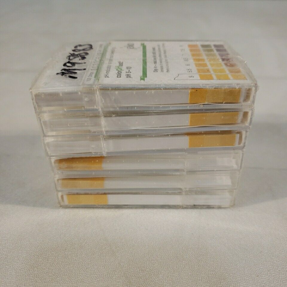 ColorPHast 1.09588 PH Strips Packs PH-indicator 5-10 PH 100/pack 6 Packs