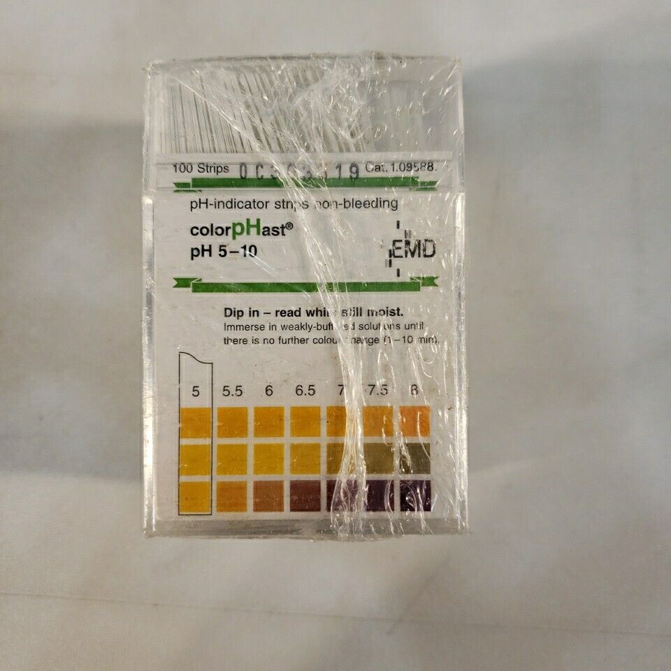 ColorPHast 1.09588 PH Strips Packs PH-indicator 5-10 PH 100/pack 6 Packs