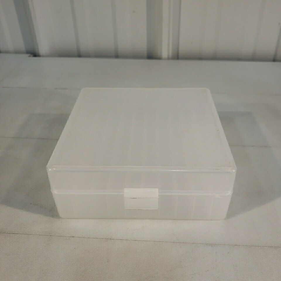 Vwr 40000-320 Microtube Stroage Box 100 Well 10x10 1.5 Or 2 mL Tubes Clear