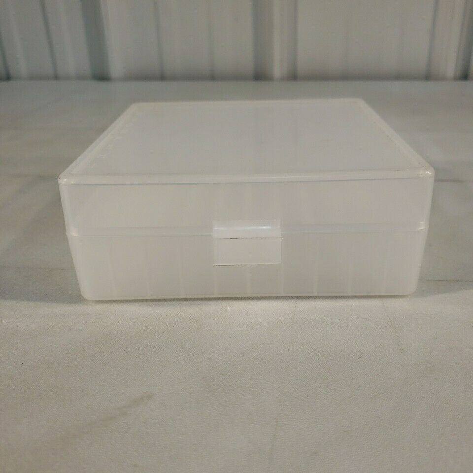 Vwr 40000-320 Microtube Stroage Box 100 Well 10x10 1.5 Or 2 mL Tubes Clear