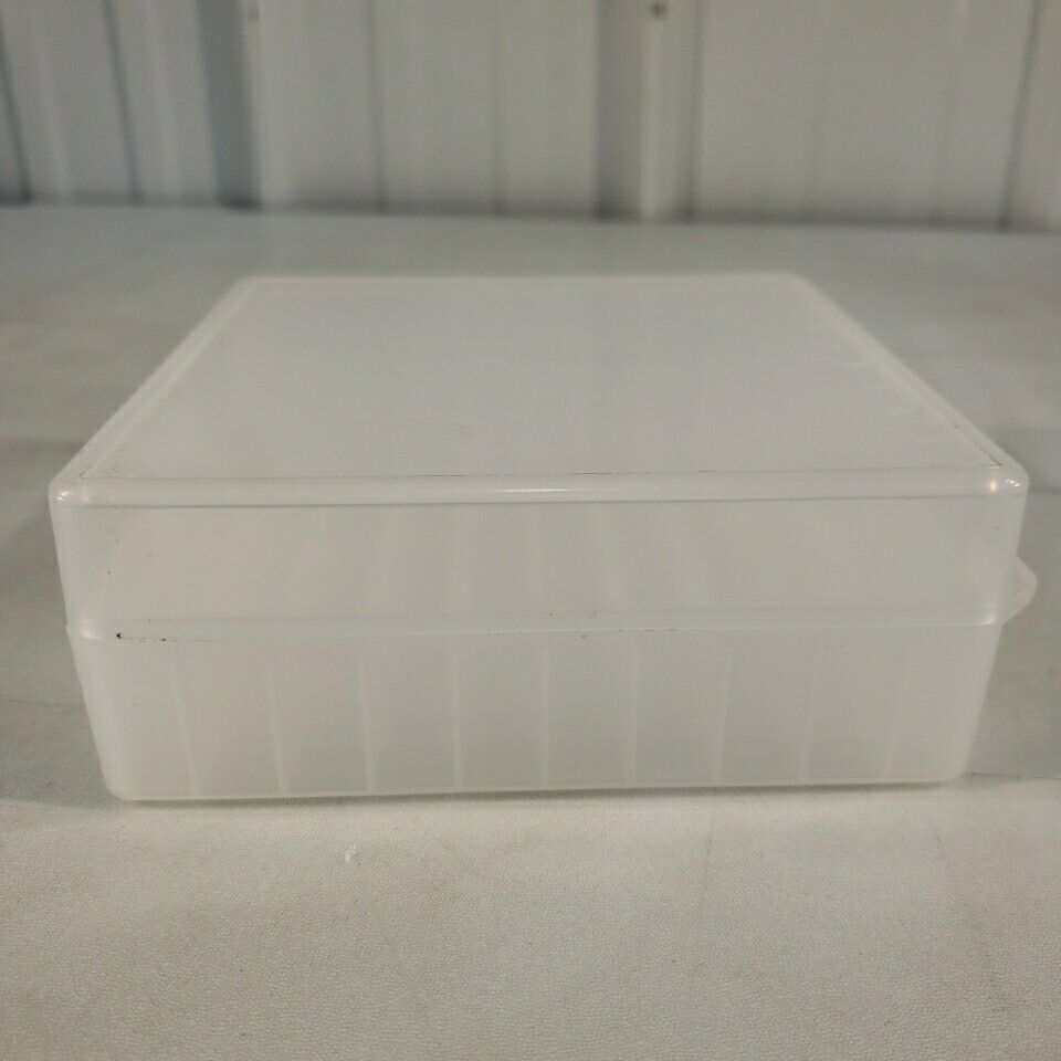 Vwr 40000-320 Microtube Stroage Box 100 Well 10x10 1.5 Or 2 mL Tubes Clear