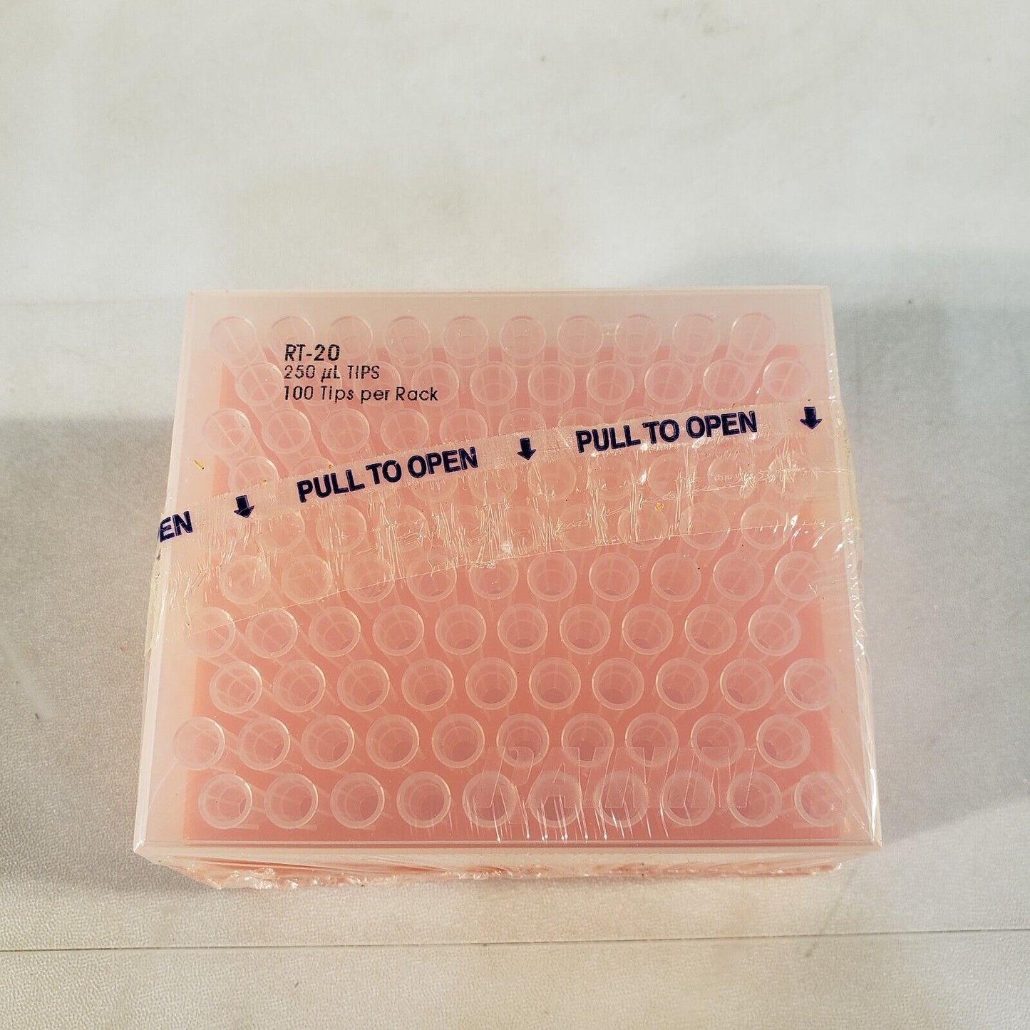 Case of Rainin RT-20 Pipette Tips 250uL Tip 1000 Tips In 10 Racks NOS New Old St