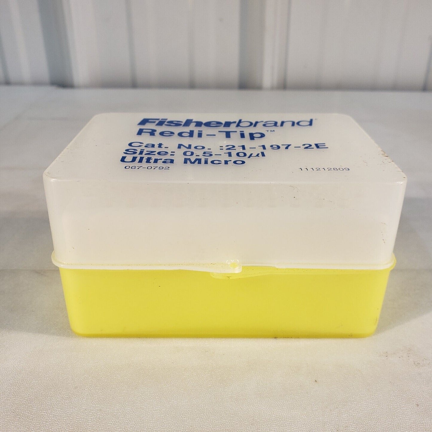 Fisherbrand 21-197-2E Redi-Tip 0.5-10uL Ultra Micro Pipette Tips