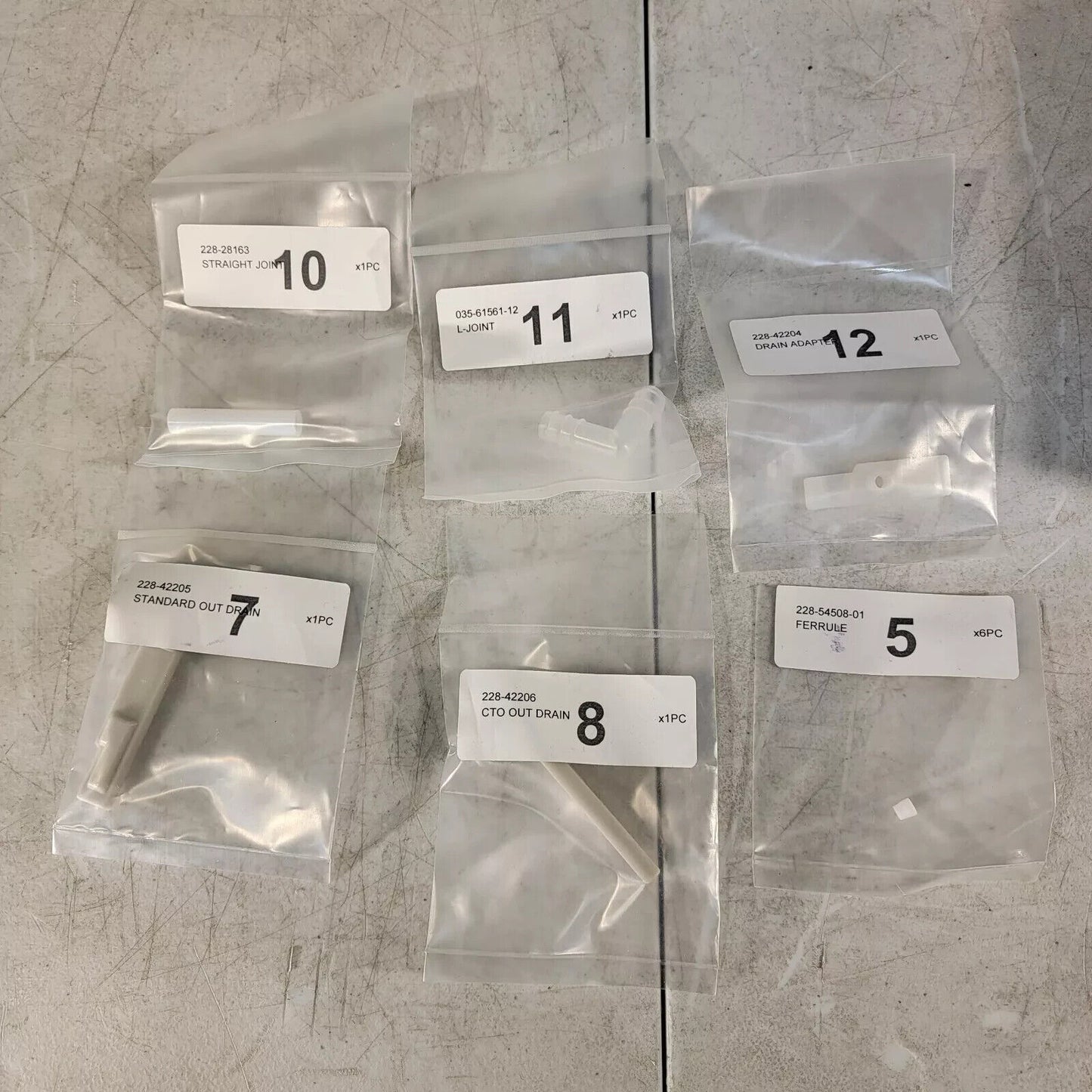 Shimadzu 228-46472 AND Shimadzu Drain Tube Kit 228-42205 -42206 -54508-01 -42204