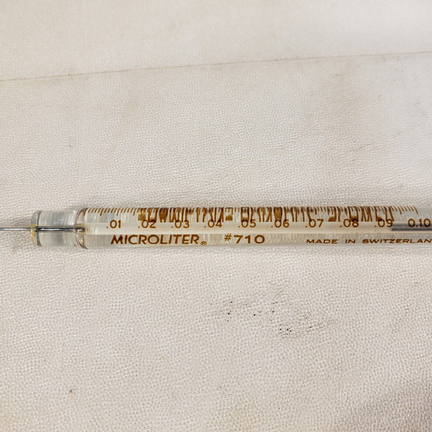 Hamilton 710 Single Channel Microliter Syringe 0.1mL 100uL