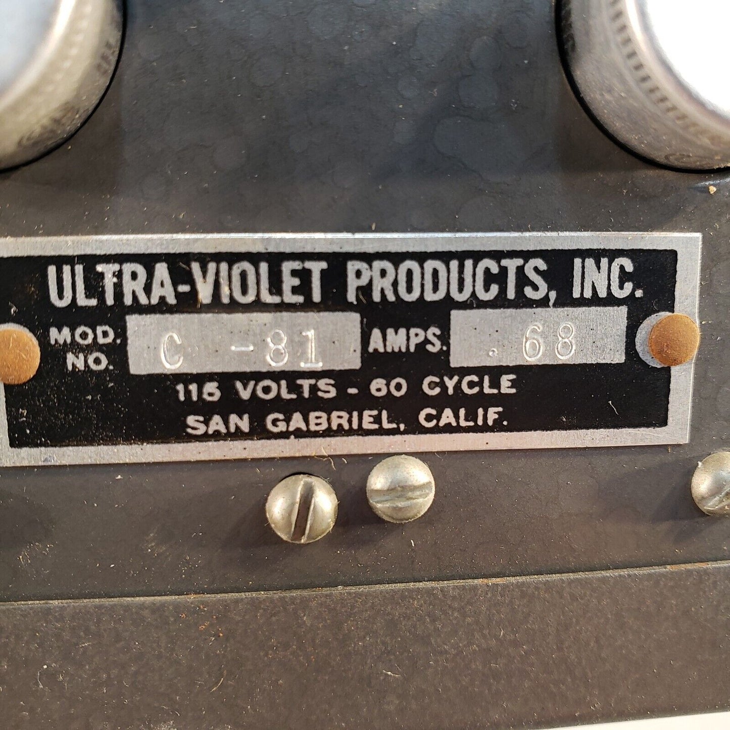 Ultra-Violet C-81 Short Wave Ultraviolet UV Light Lamp Source