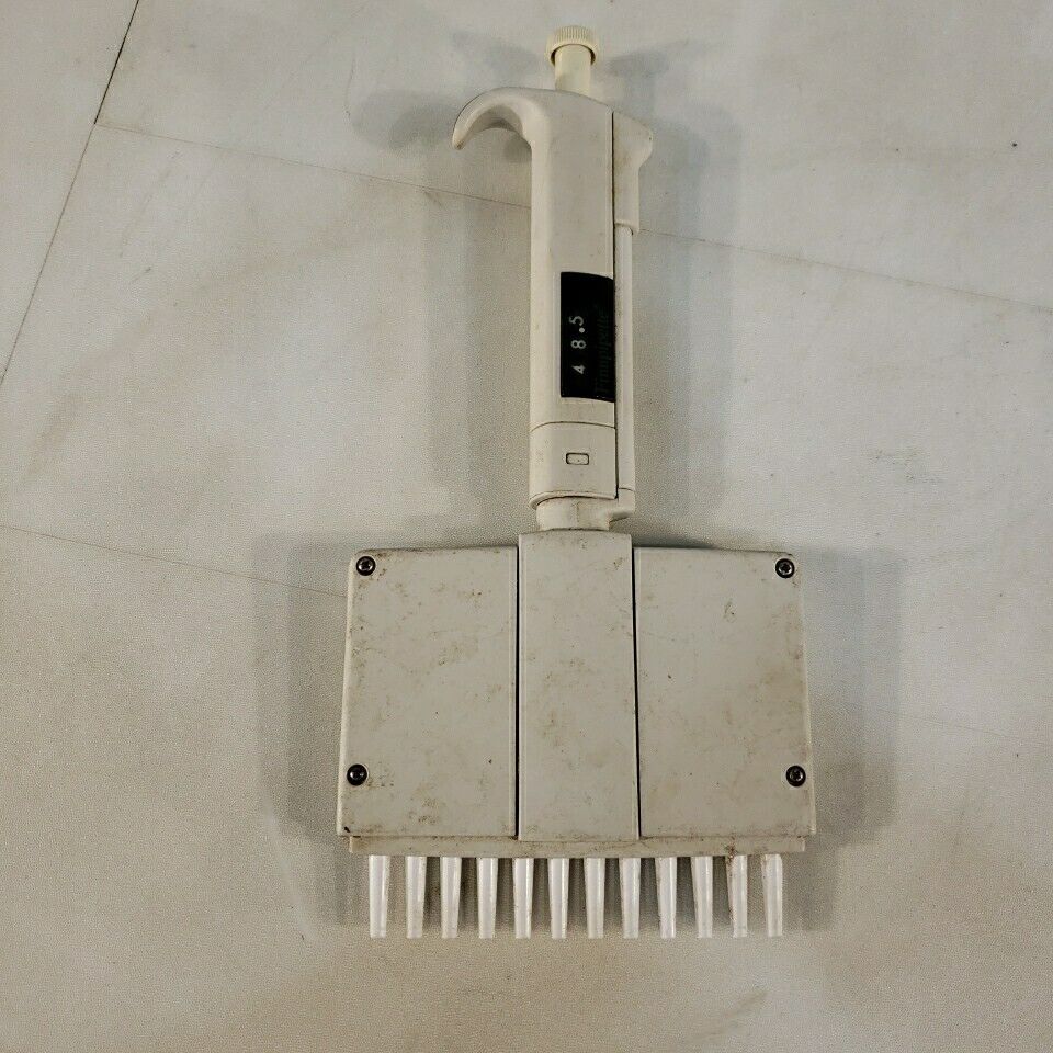 Labsystems 4510 Adjustable 5-50 uL 12-channel Precision Pipette Pipettor