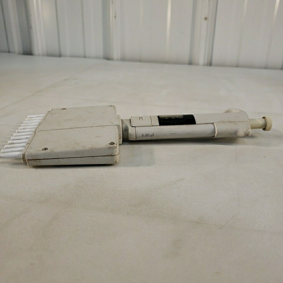 Labsystems 4510 Adjustable 5-50 uL 12-channel Precision Pipette Pipettor