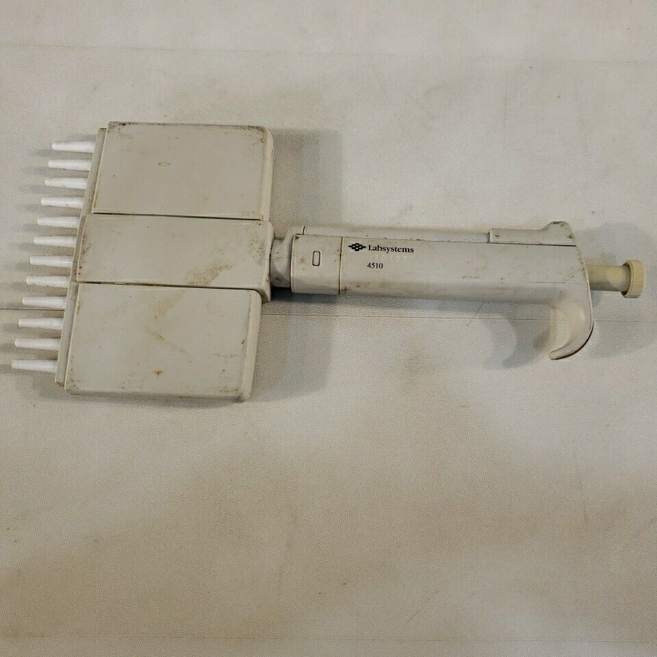 Labsystems 4510 Adjustable 5-50 uL 12-channel Precision Pipette Pipettor