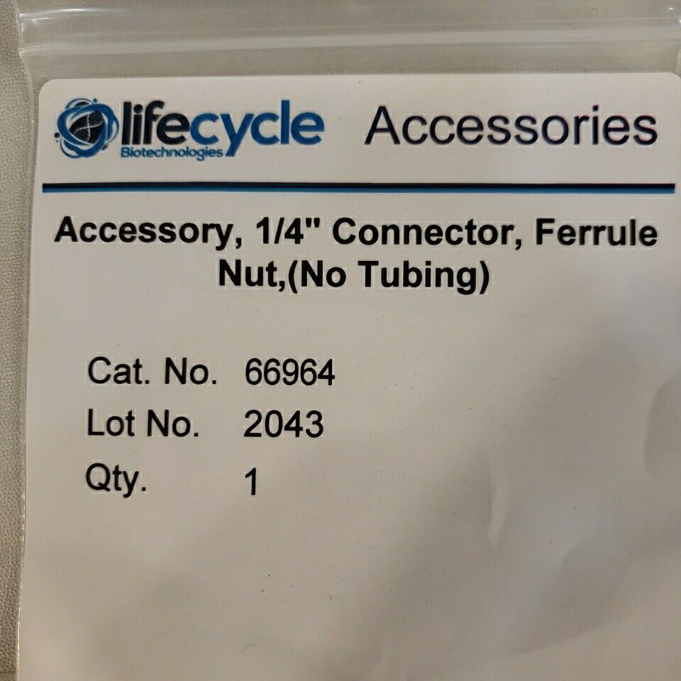 Lifecycle 66964 1/4" Connector Ferrule CHEM+NECT HPLC Tubing CPC Quick Connect