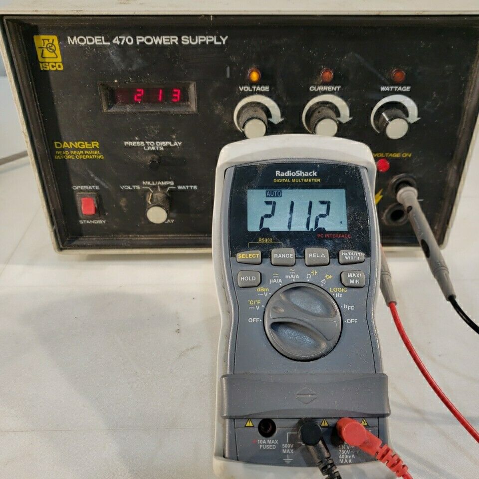 Teledyne ISCO 470 Adjustable DC Power Supply 2-200W 40-1000V Output High Voltage