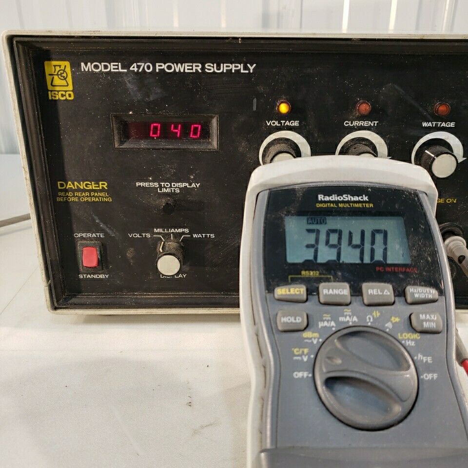Teledyne ISCO 470 Adjustable DC Power Supply 2-200W 40-1000V Output High Voltage