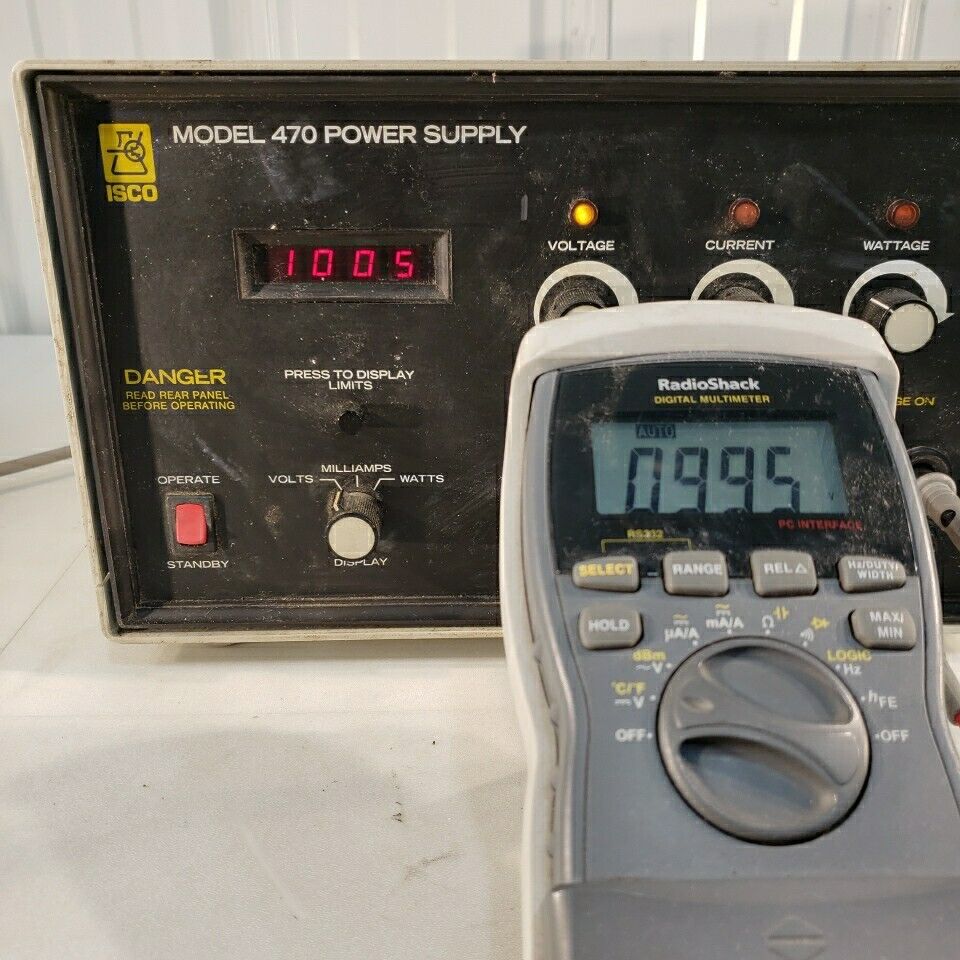 Teledyne ISCO 470 Adjustable DC Power Supply 2-200W 40-1000V Output High Voltage