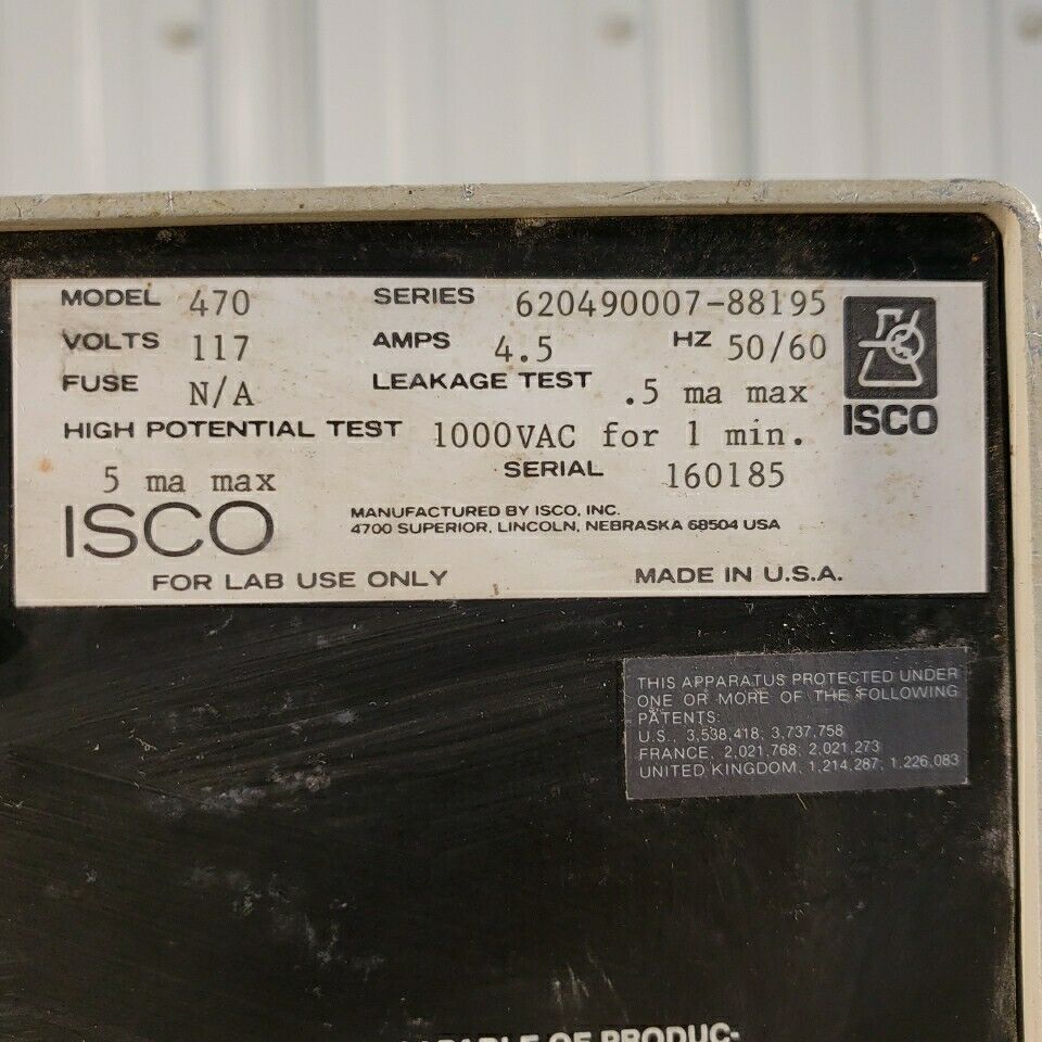 Teledyne ISCO 470 Adjustable DC Power Supply 2-200W 40-1000V Output High Voltage