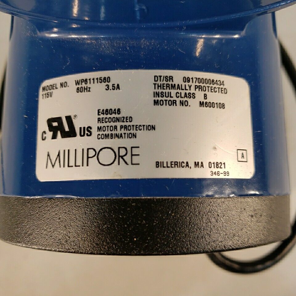 TESTED Millipore WP6111560 Vacuum Pressure Pump Chemical Duty Lab 115V 60Hz