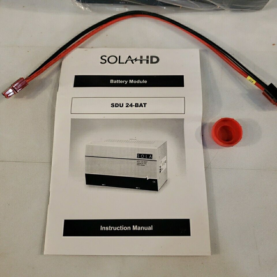 Sola HD SDU 24-BAT Battery Module Industrial DC UPC 24v Output