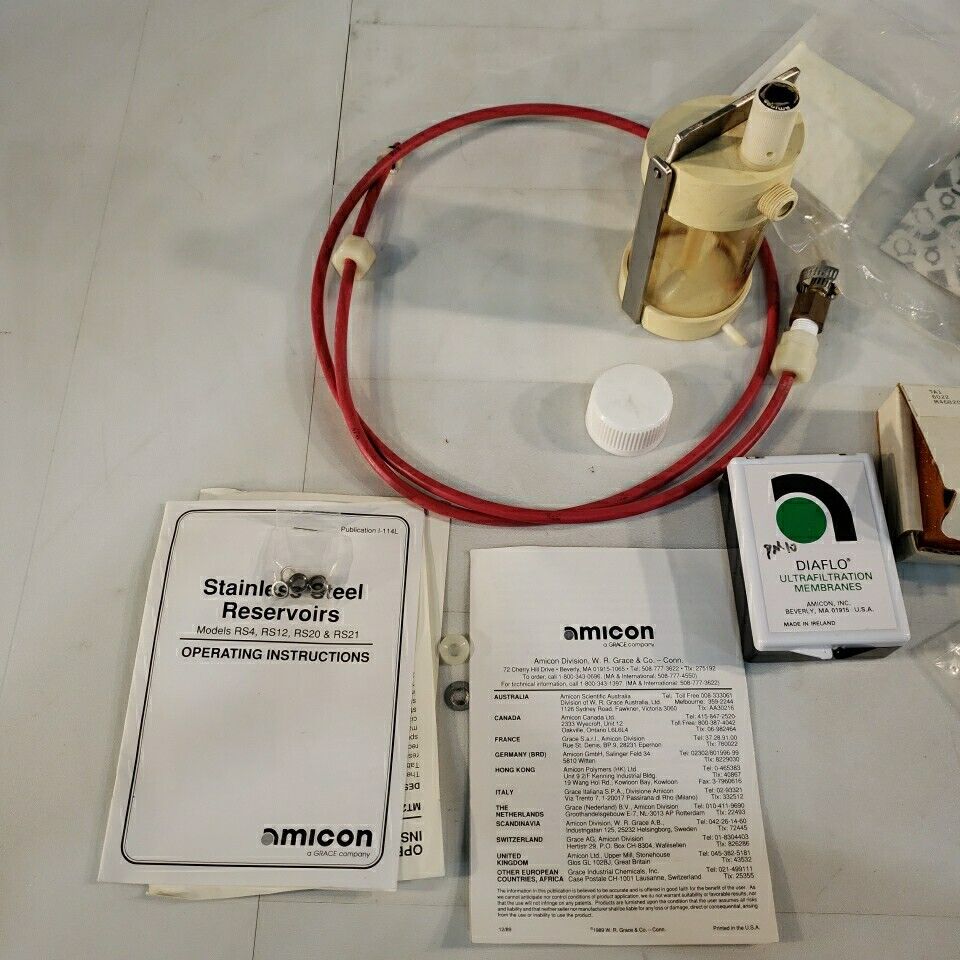 Amicon 202 Stirred Cell Ultrafiltration 180mL Reservoir With Attachments Kit