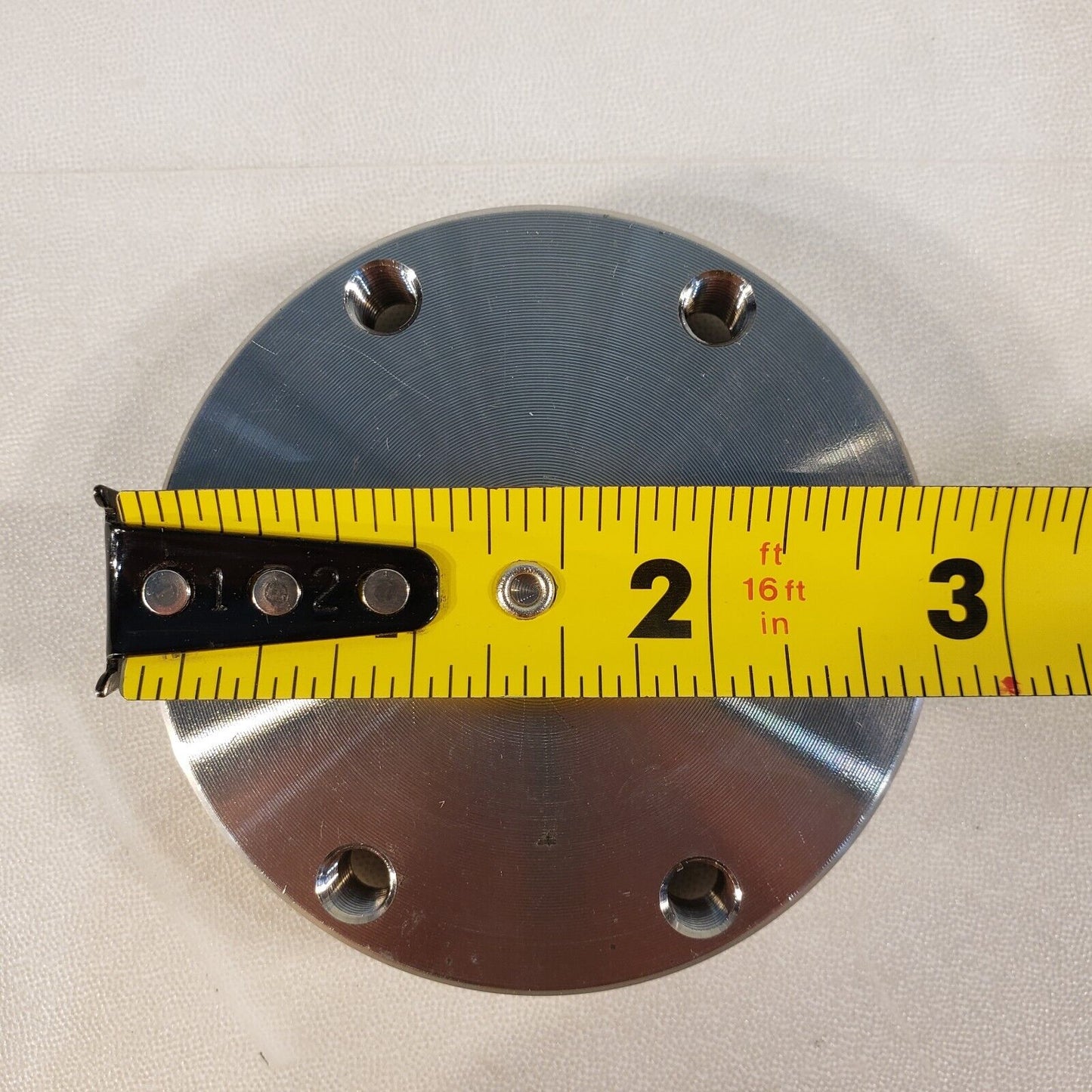 MDC 2.75" DN35CF Tapped Hole Blank High Vacuum Stainless Steel Conflat Flange