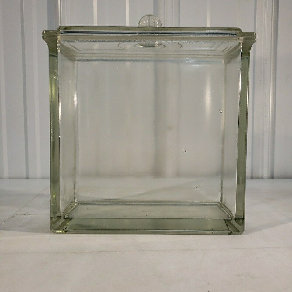 Desaga Heidelberg Glass Storage Container With Lid 9"x9"x4.25"