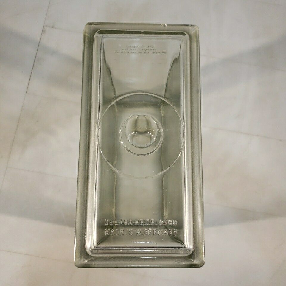 Desaga Heidelberg Glass Storage Container With Lid 9"x9"x4.25"