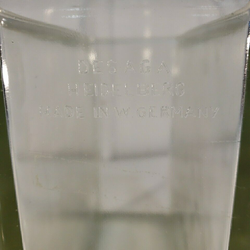 Desaga Heidelberg Glass Storage Container With Lid 9"x9"x4.25"