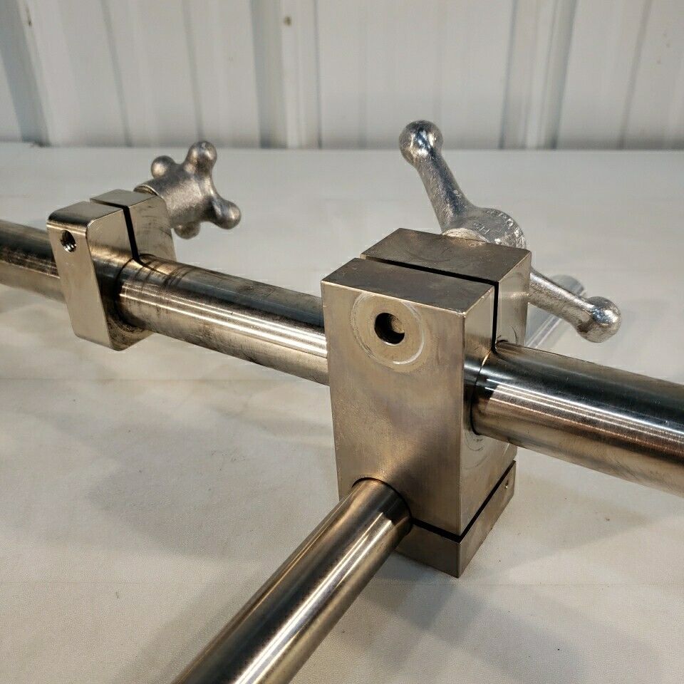 Jergens Cleve Microscope Table Mount Heavy Duty With 4" Extender Metal