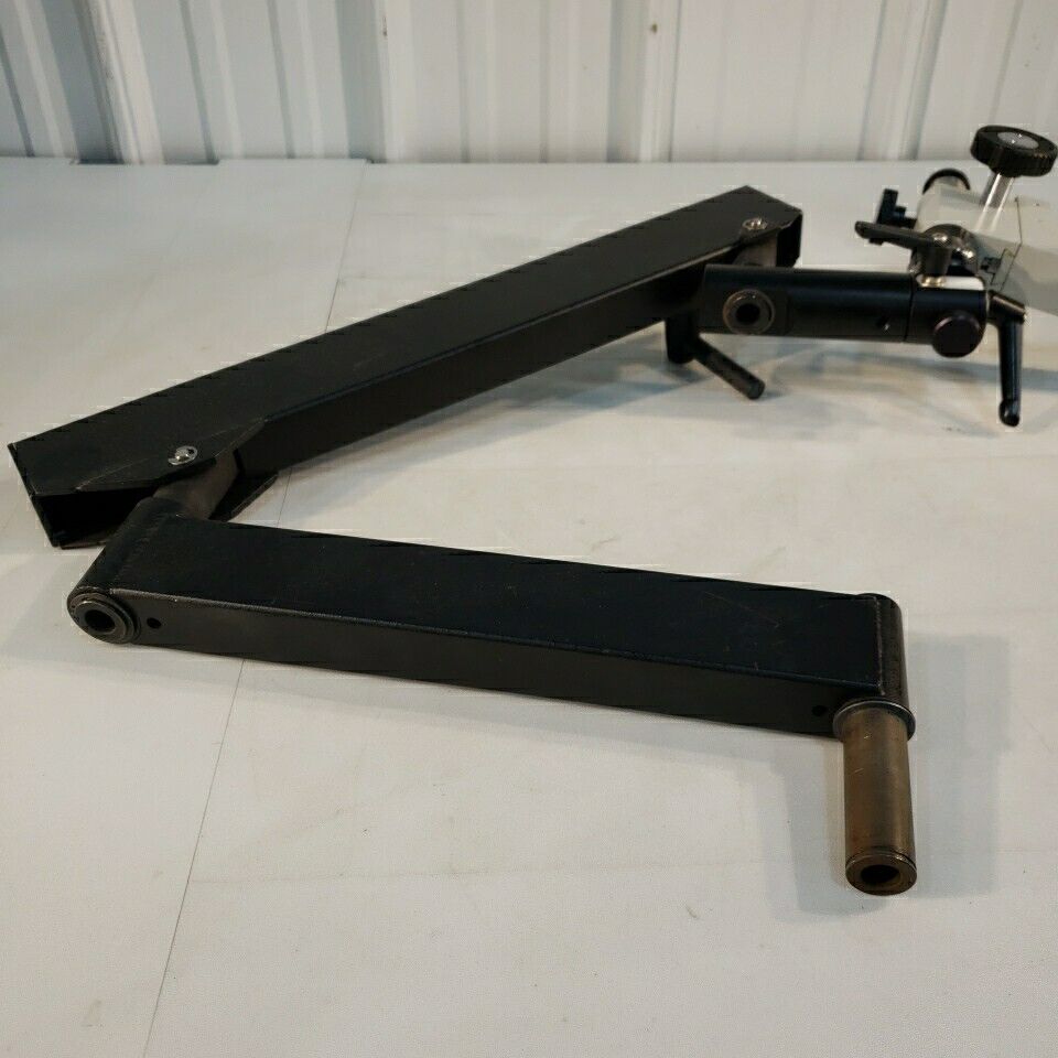 Heavy Duty Microscope Stand 3.32" Holder Adjustable Optical Metal Arm Stand