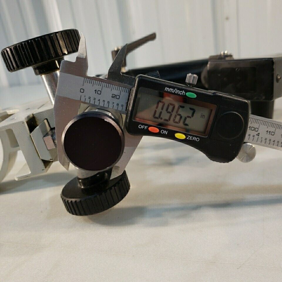 Heavy Duty Microscope Stand 3.32" Holder Adjustable Optical Metal Arm Stand