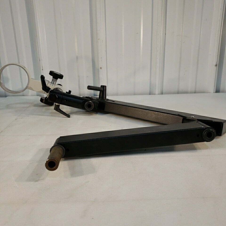 Heavy Duty Microscope Stand 3.32" Holder Adjustable Optical Metal Arm Stand