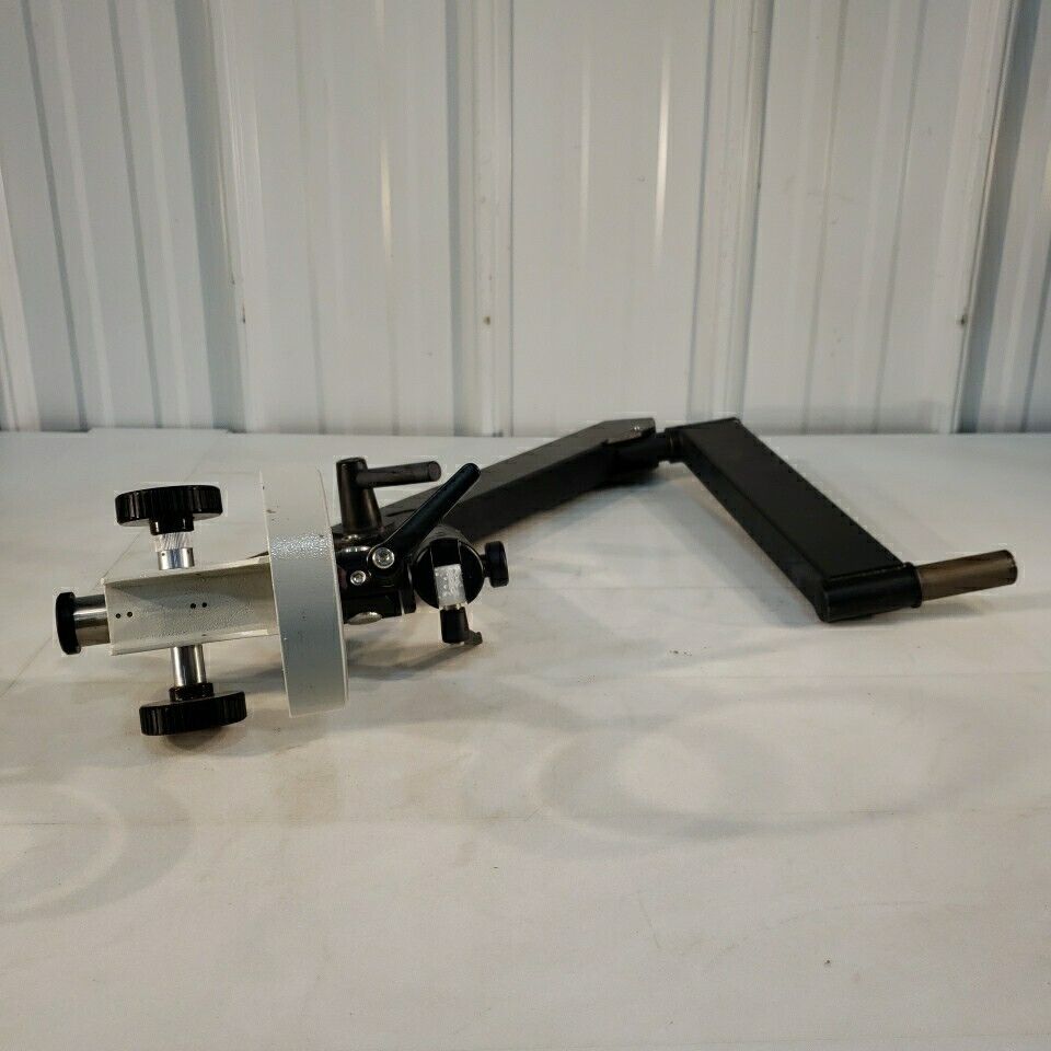 Heavy Duty Microscope Stand 3.32" Holder Adjustable Optical Metal Arm Stand
