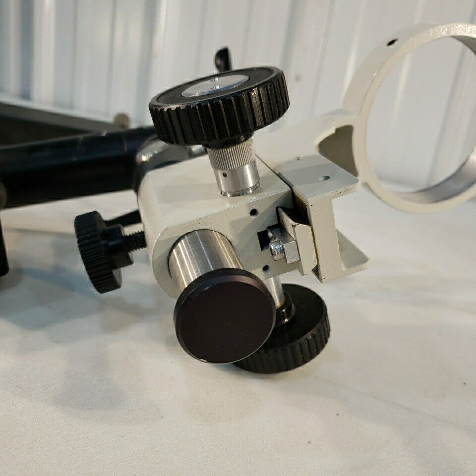 Heavy Duty Microscope Stand 3.32" Holder Adjustable Optical Metal Arm Stand