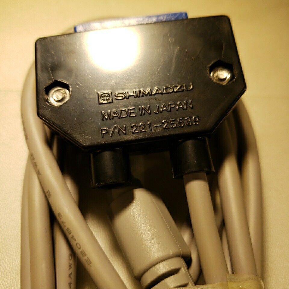 Shimadzu 221-25539 Cord E204573 AWM 2464 VW-1 C.S.L GC Cable Chromatograph