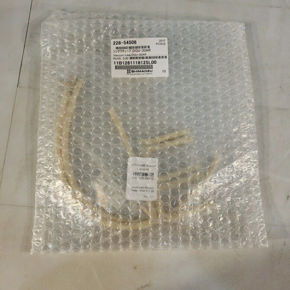 Shimadzu 228-54506 Vacuum Tube DGU-20AR RoHS 2.00 Tubing Kit