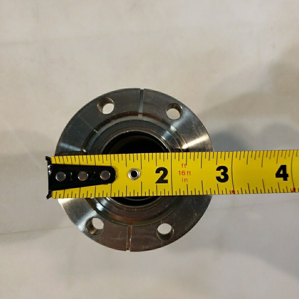 MDC 2.75" DN35CF Flex Bellows Nipple 3-7/16" Length High Vacuum Stainless Steel