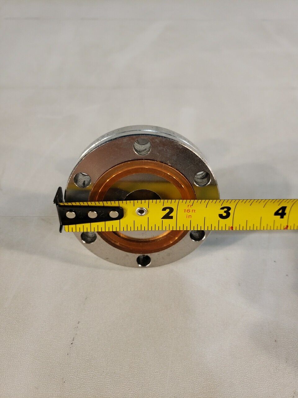 Varian 2.75" DN35CF To 1.33" DN16CF Straight Reducer Nipple Adapter High Vacuum
