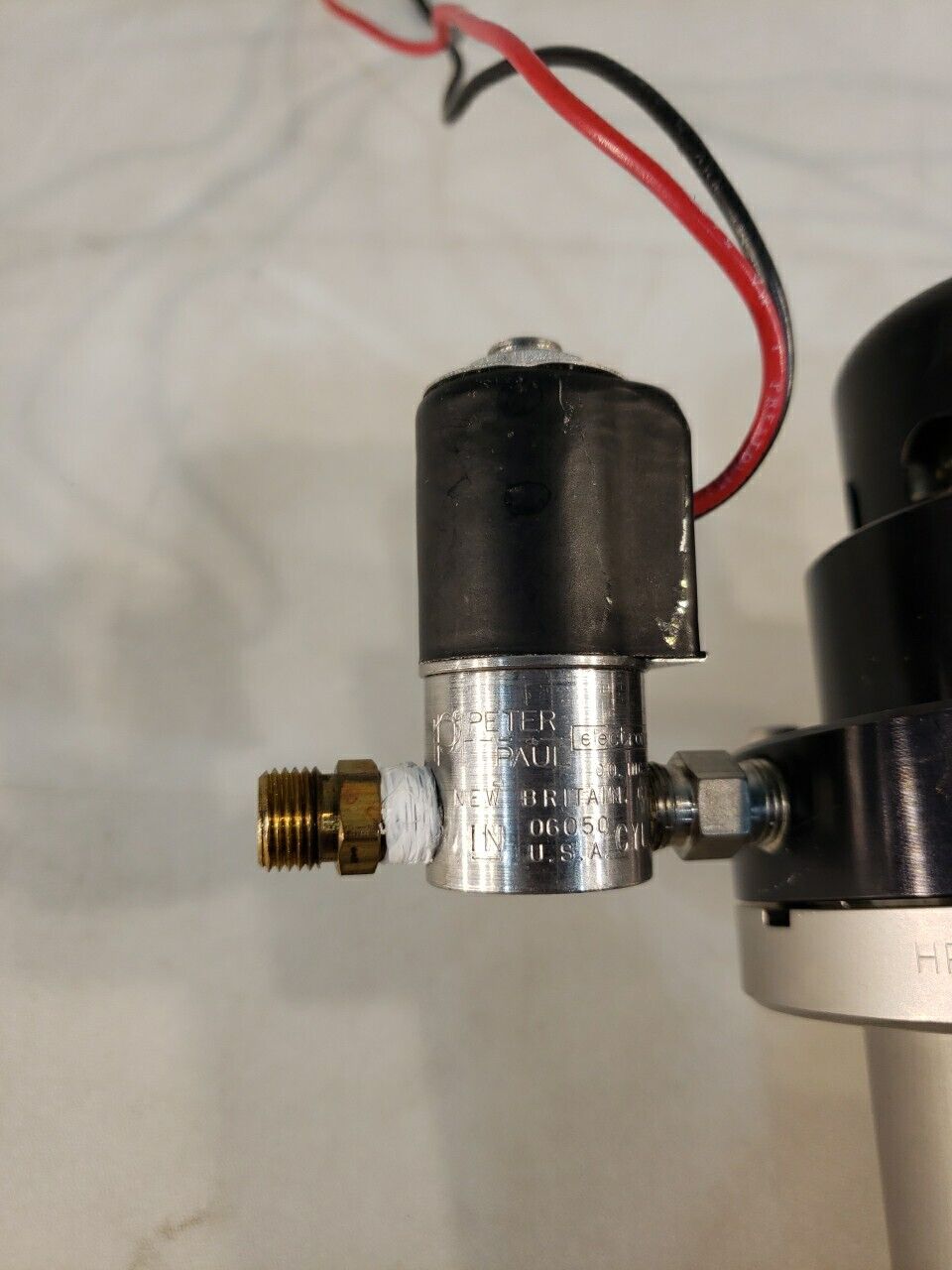 KF40 NW40 Inline Pneumatic Bellows Sealed Valve High Vacuum w/ Solenoids