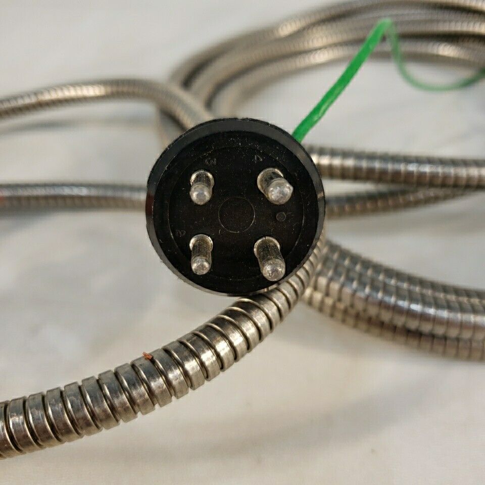 971-0012 High Voltage Ion Gauge UHV High Vacuum 6-Pin 4-Connector Cables