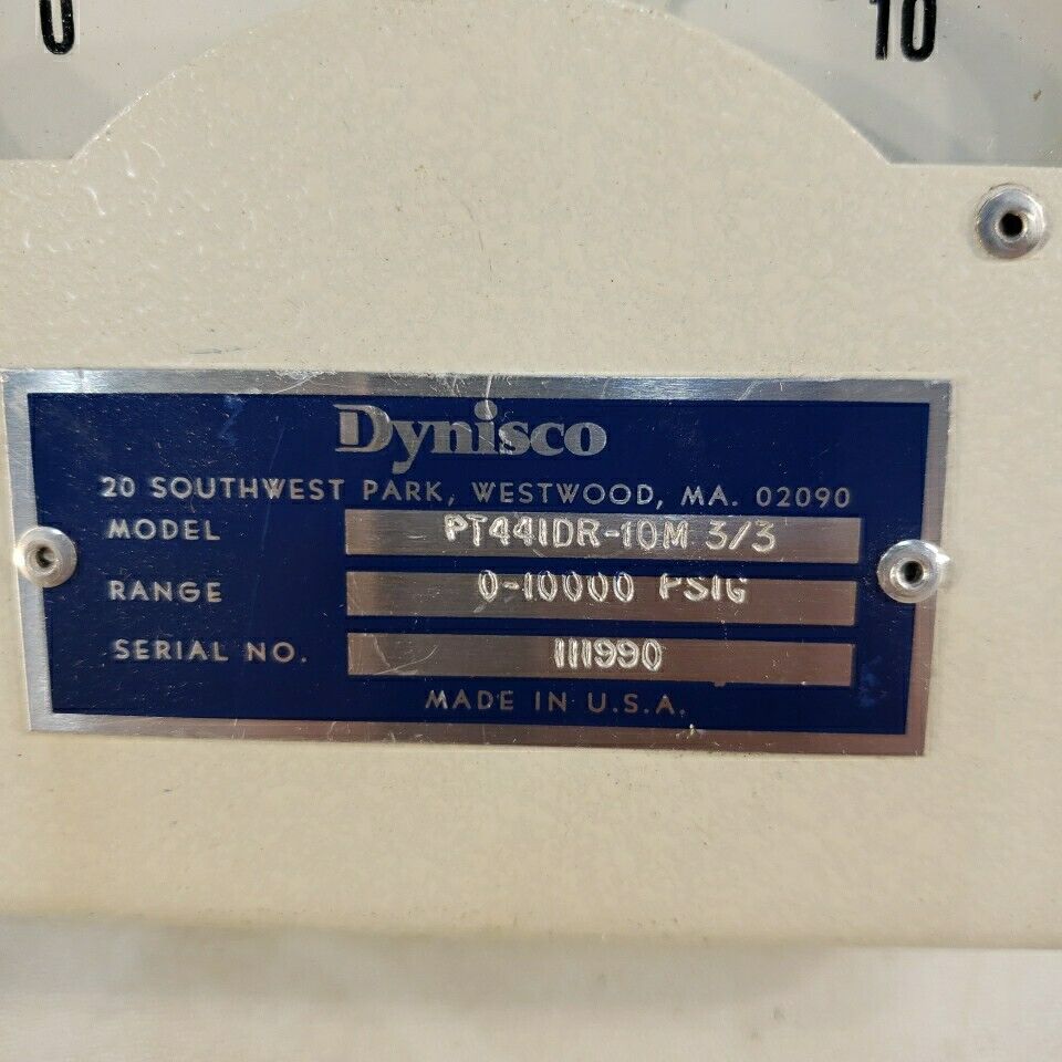 Dynisco PT44IDR-10M 3/3 Pressure Gauge 0-10000 PSIG Transducer