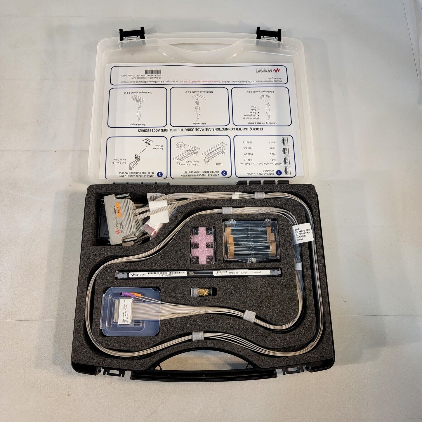 Keysight U4206A Logic Analyzer Single-Ended 34-Channel Probe Set Soft Touch