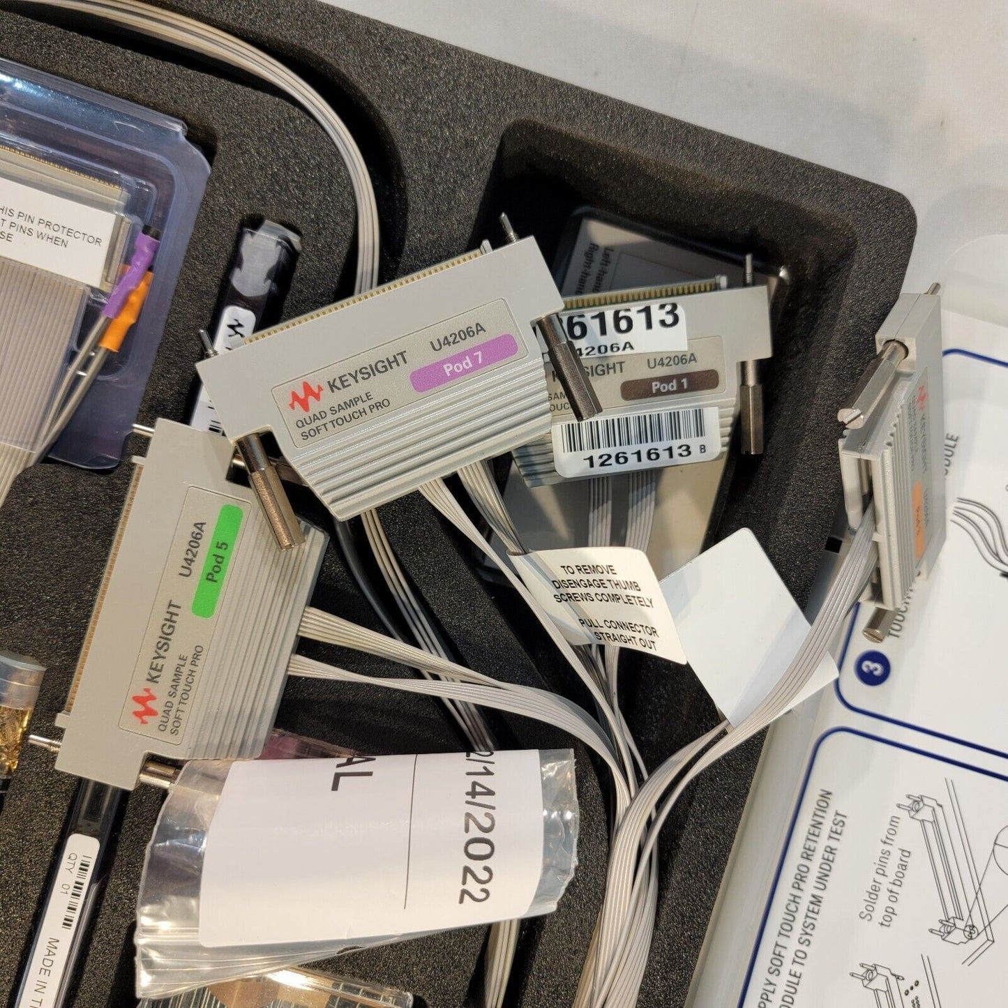 Keysight U4206A Logic Analyzer Single-Ended 34-Channel Probe Set Soft Touch