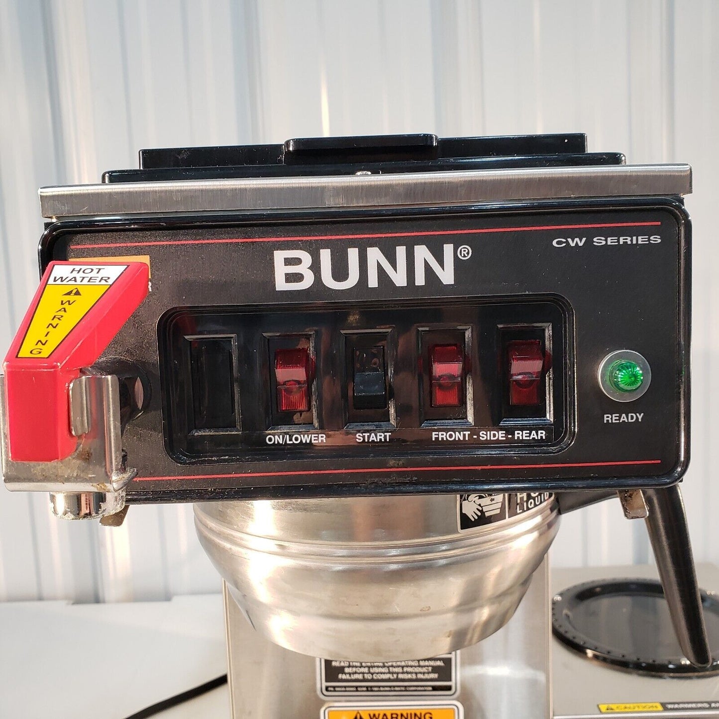 Bunn CWTF15-3 Automatic Coffee Brewer Stainless Funnel 12 Cup w/ 3 Lower Warmers