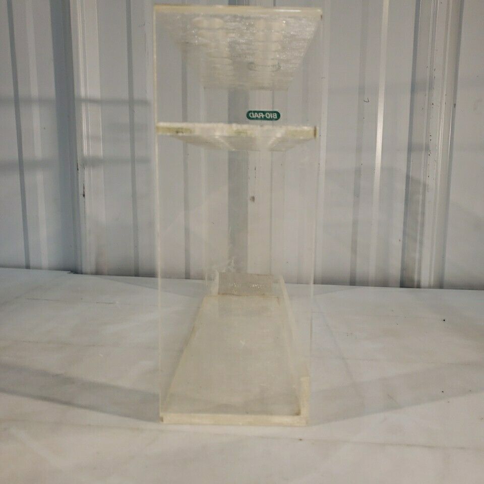 Bio Rad 731 7005 Polycolumn Rack Chromatography Tube Holder 20 Well 2x10 Plastic