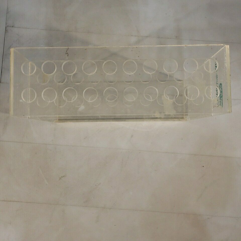 Bio Rad 731 7005 Polycolumn Rack Chromatography Tube Holder 20 Well 2x10 Plastic