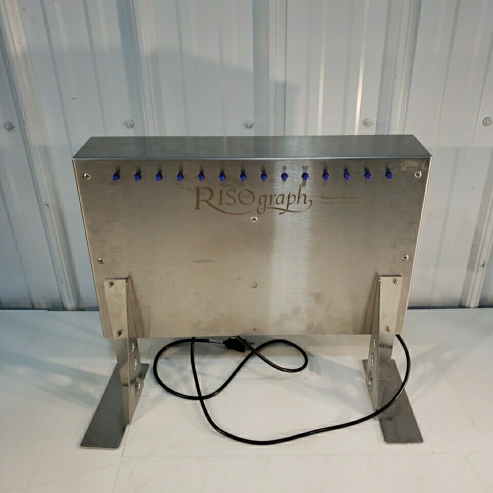 National Manufacturing Risograph Yeast Solution Absorbance Meter System w/ Acces