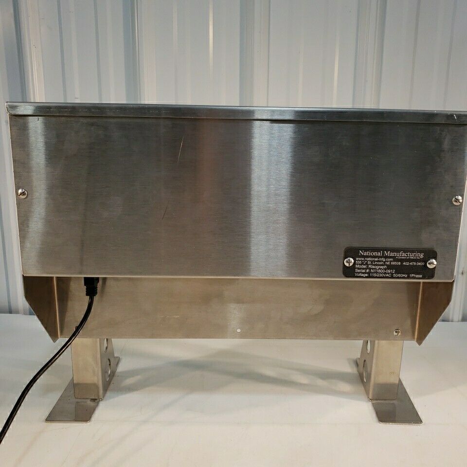 National Manufacturing Risograph Yeast Solution Absorbance Meter System w/ Acces