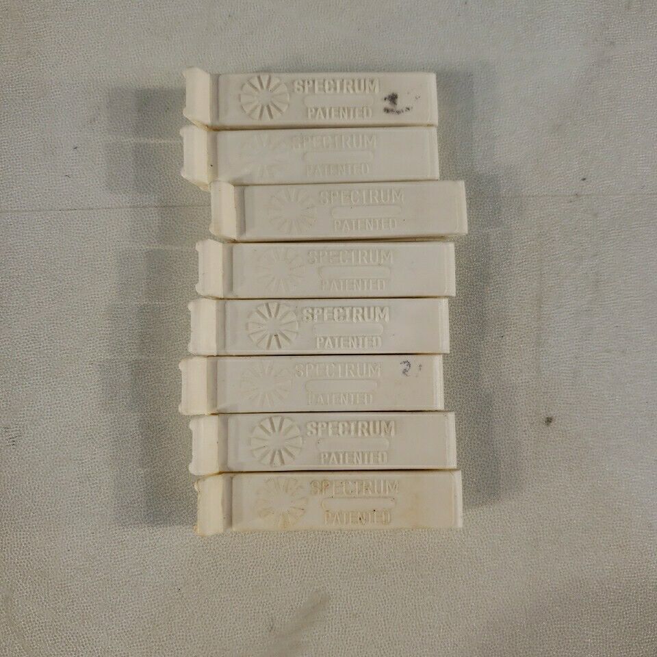 Spectrum 142736 Fisher Vwr Dialysis Tubing Closures 35mm Lot Of 8 Autoclavable